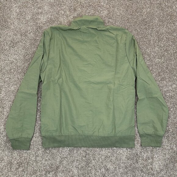 Xersion Men's Bomber Jacket Size M Green Full Zip Track Pockets Woven NWT $55 - Picture 9 of 15
